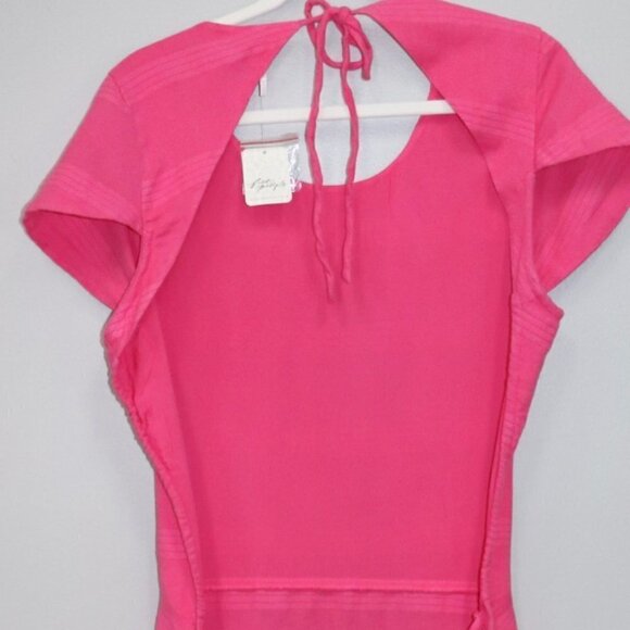 Free People Meika Mini Dress in Fuschia Size XL - Picture 3 of 5